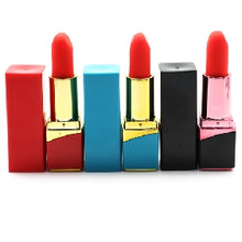 Load image into Gallery viewer, 10 Speeds Rechargeable Silicone Vibrating Lipstick
