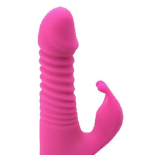 Load image into Gallery viewer, 9 Speeds Rechargeable Silicone Thrusting Rabbit Vibrator with Rotation
