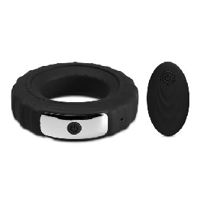 Multiple Speeds Remote Control Silicone Vibrating Cock Ring ( 2 Motors )